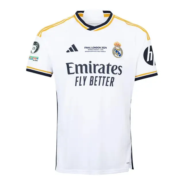 15 Champions Real Madrid Home Jersey 23/24 Football Jersey Player Version