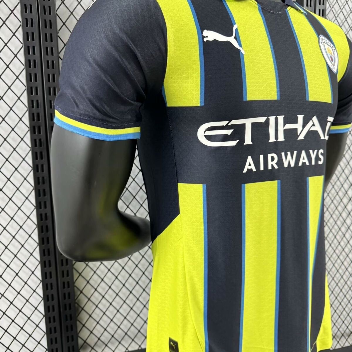 (S-3XL)2024-2025 MCFC Away Player's Edition Shirt 1:1 Thailand Quality