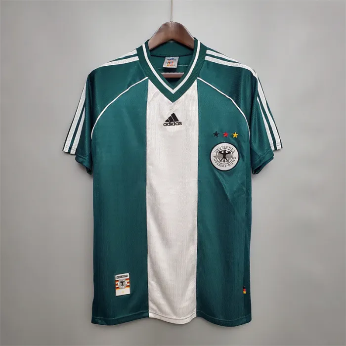 Germany Jersey Away Kit 1998 Retro Football Team Soccer Shirt