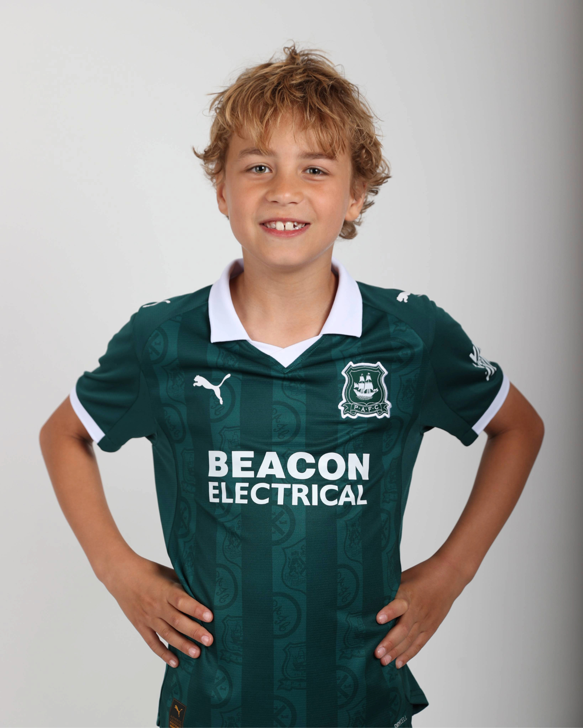 Kids Size 25/26 Plymouth Argyle Home Kit 1:1 Thai Quality