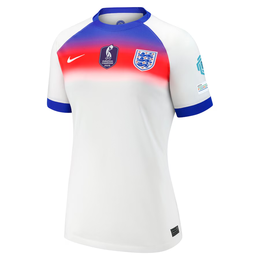 England Lionesses Home Stadium Shirt 2025 - Womens with Champions 25 printing