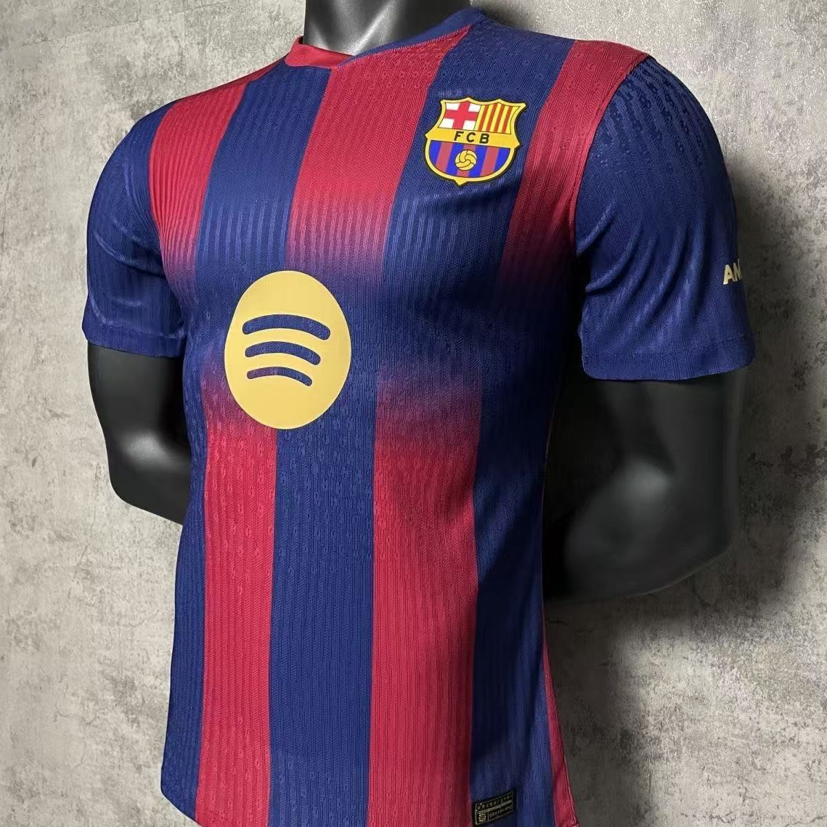 25/26 Player Version Barcelona Home Jersey 1:1 Thai Quality
