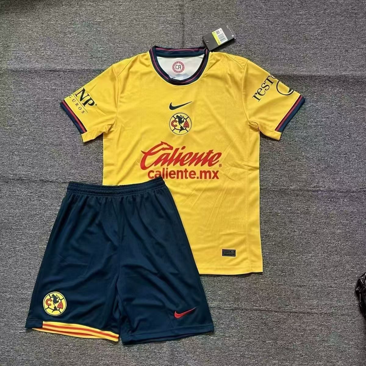 Kids Size 24/25 Club America Home Kit 1:1 Thai Quality