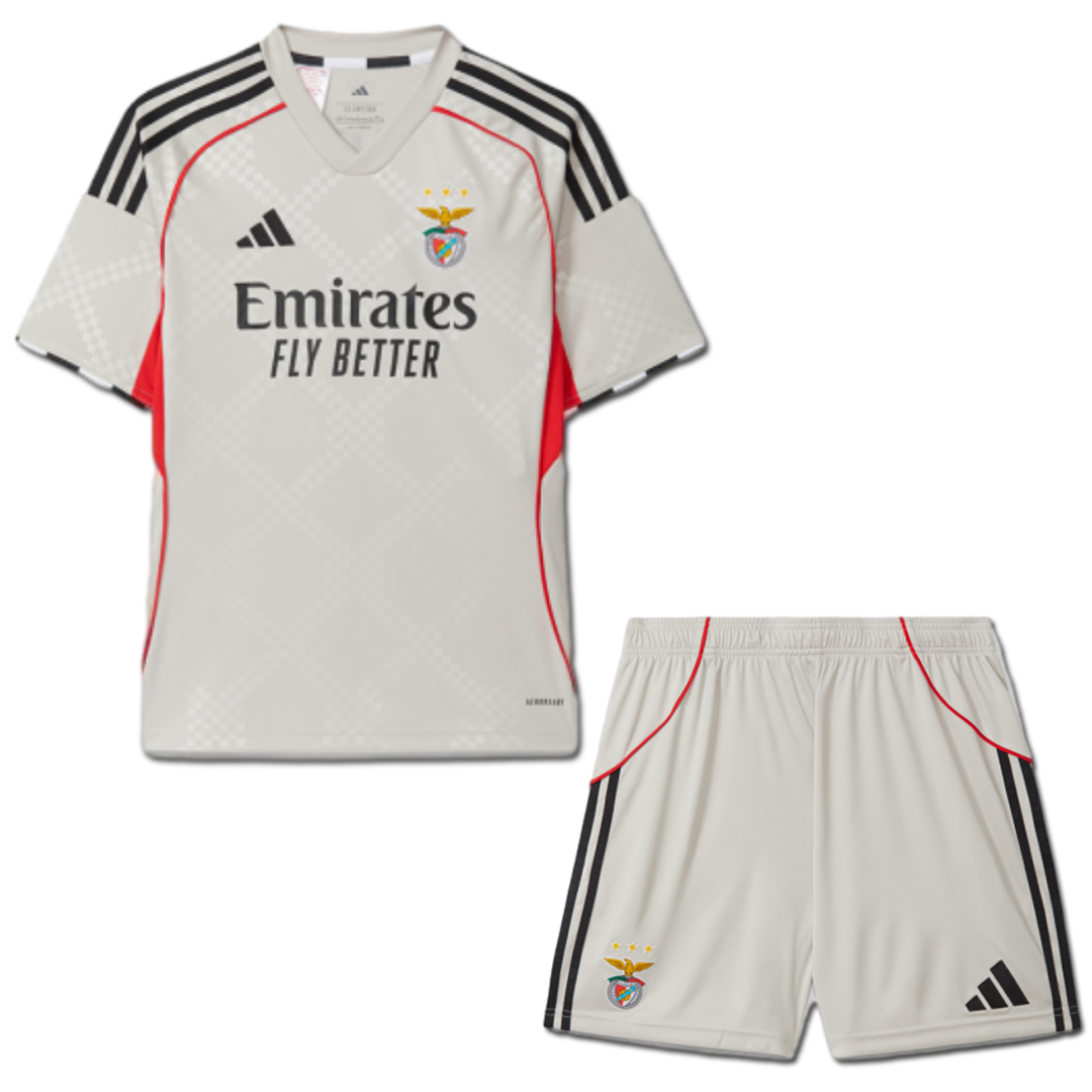 Kids 25/26 Benfica Away Kit 1:1 Thai Quality