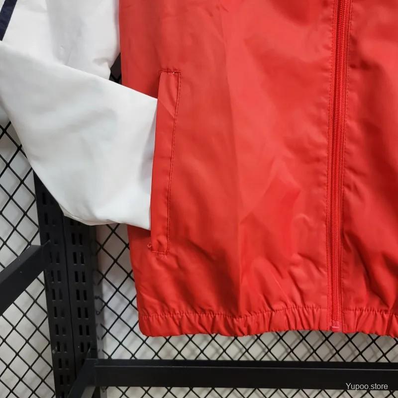 24/25 Man Utd Red Windbreaker 1:1 Thai quality