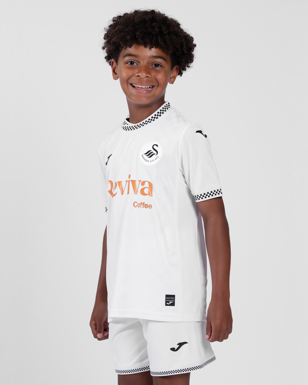 25/26 Kids Swansea City home football jersey 1:1 Thai Quality