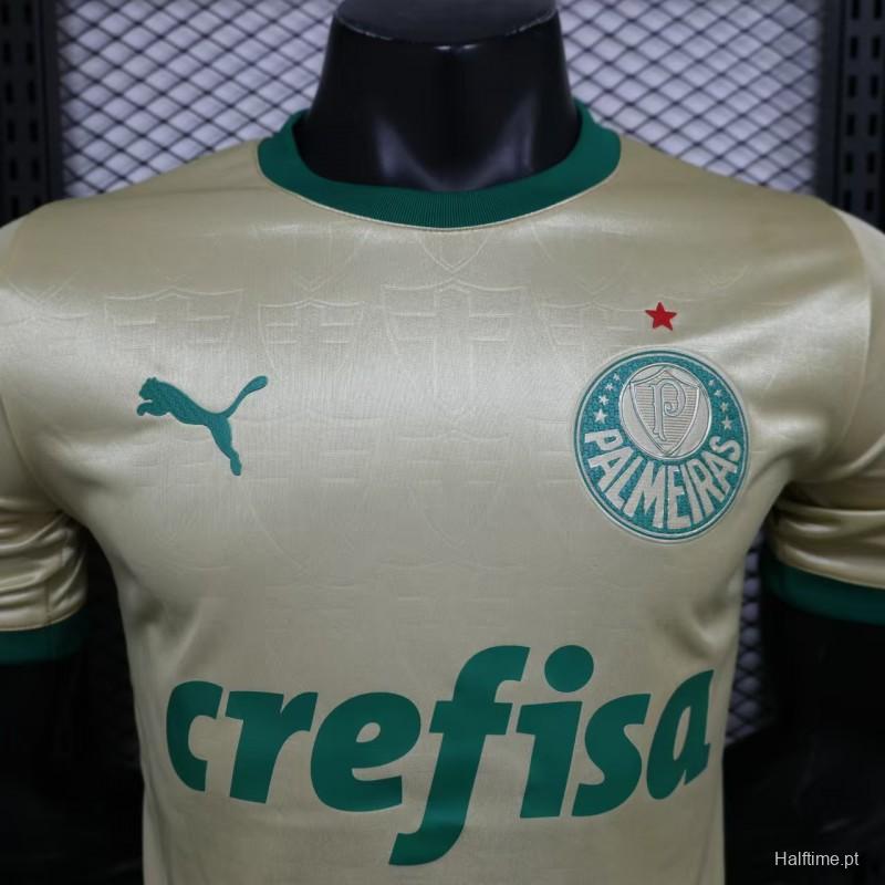 Player Version 24/25 Palmeiras third gold jersey 1:1 Thai quality