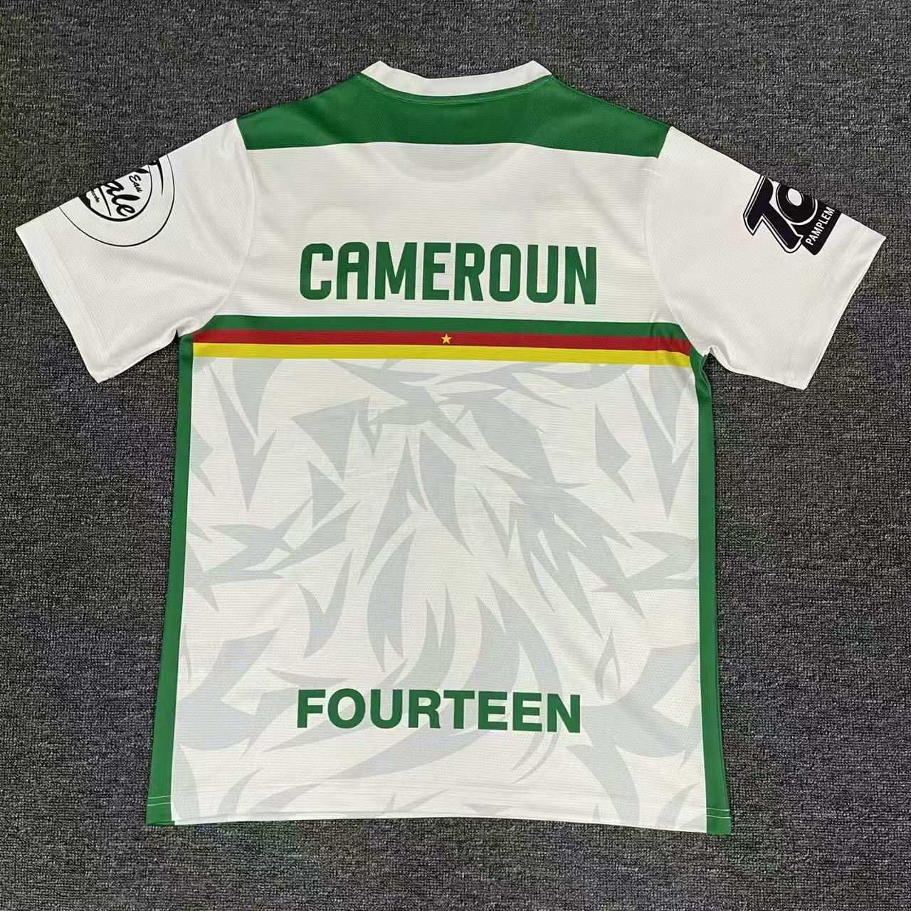 25-26 Cameroon white training uniform 1:1 Thai Quality