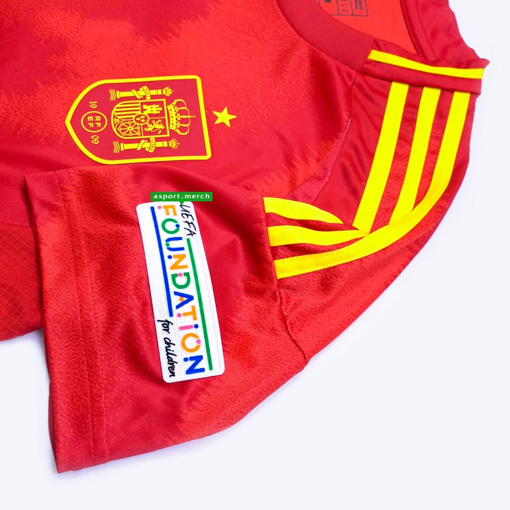 Edición Campeón Fan Spain Home Kit 24/25 Euro Cup 2024 Football Jersey