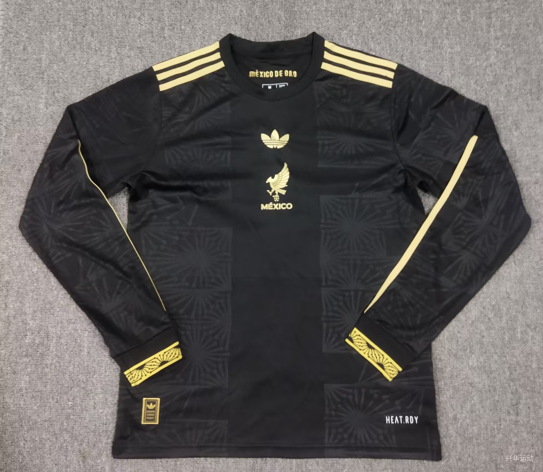 (S-4XL) Mexico 2025 Gold Cup Long Sleeve Jersey 1:1 Thai Quality