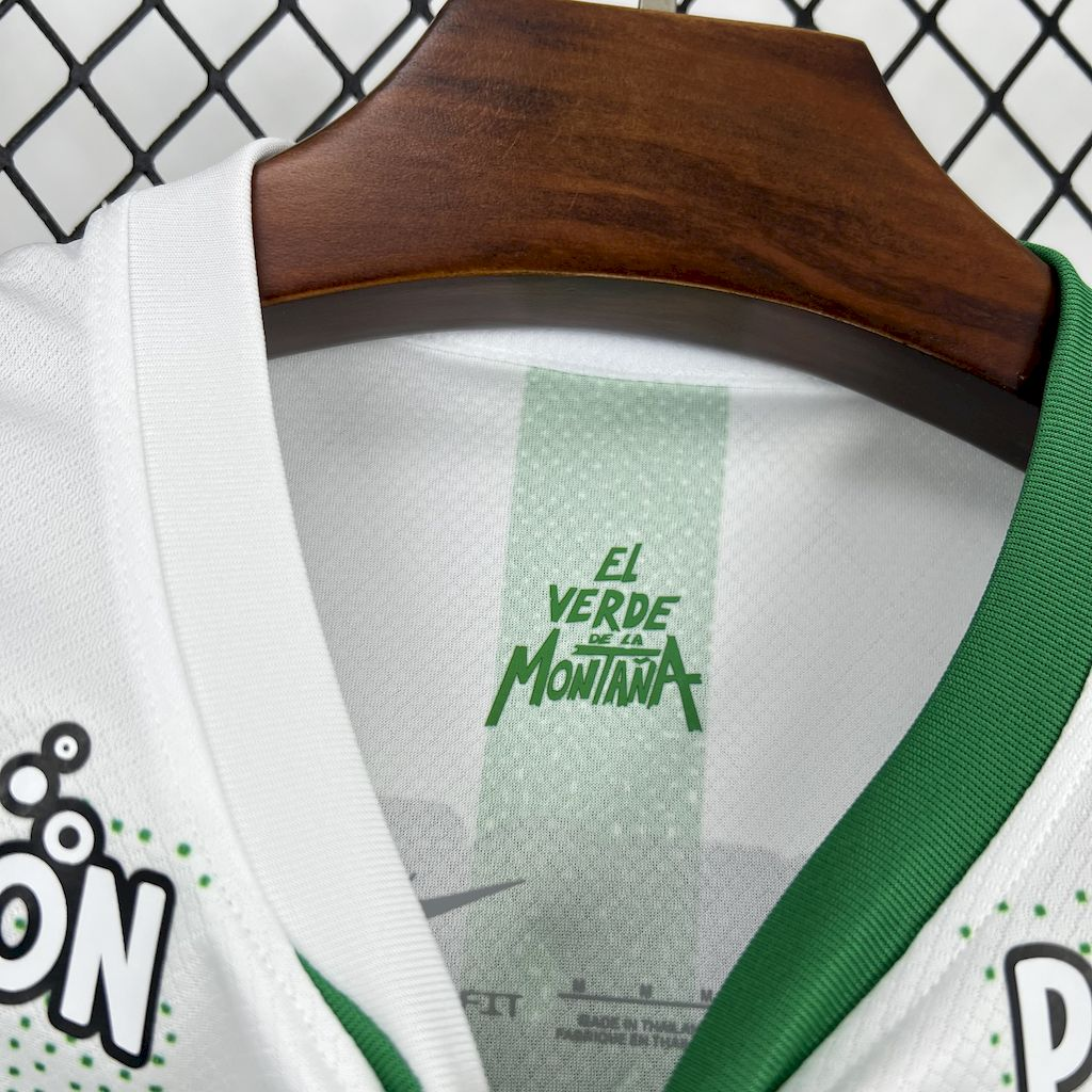 (S-4XL)2025 Atlético Nacional Home Jersey  Football Kit 1:1 Thai Quality