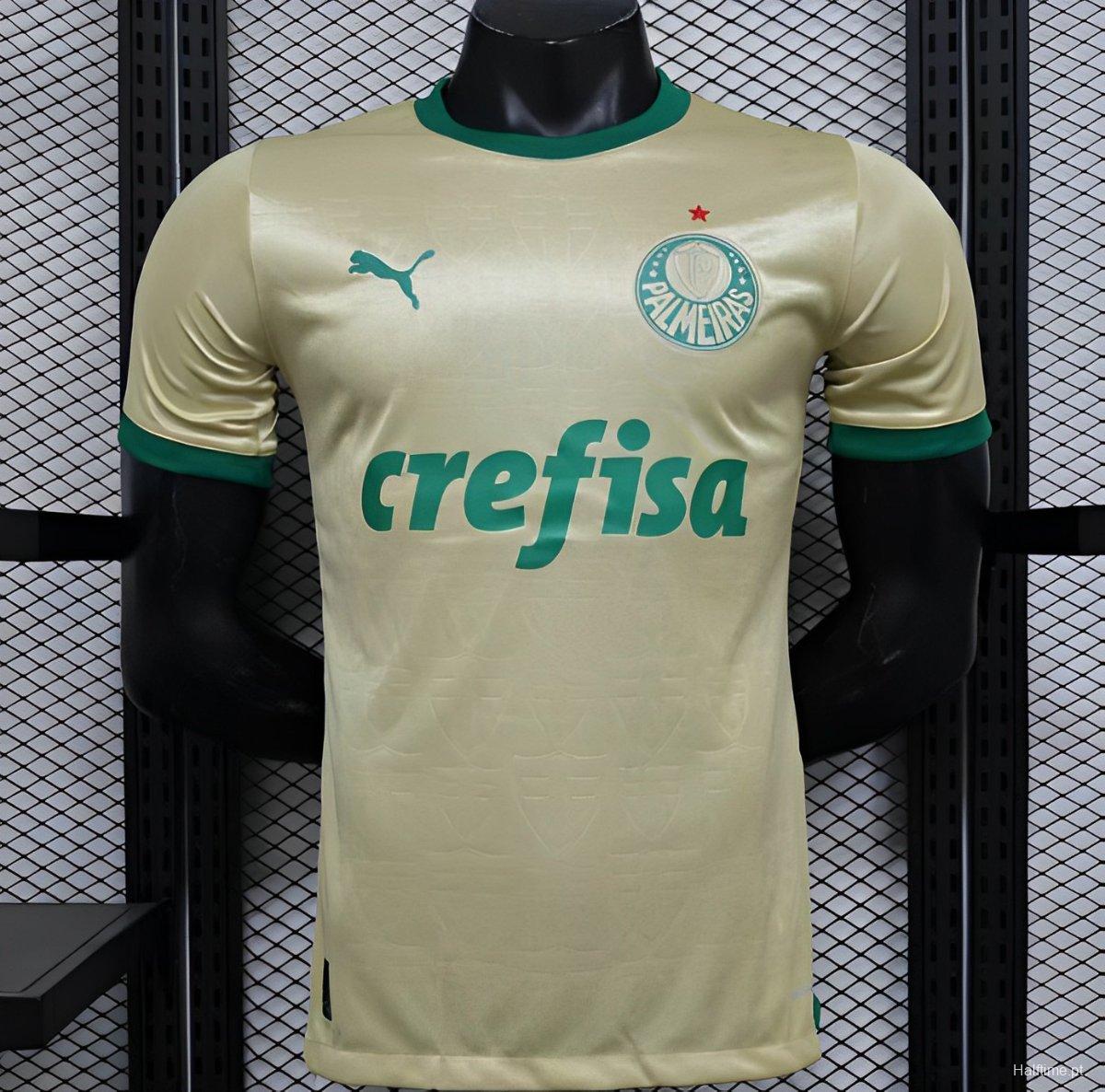 Player Version 24/25 Palmeiras third gold jersey 1:1 Thai quality