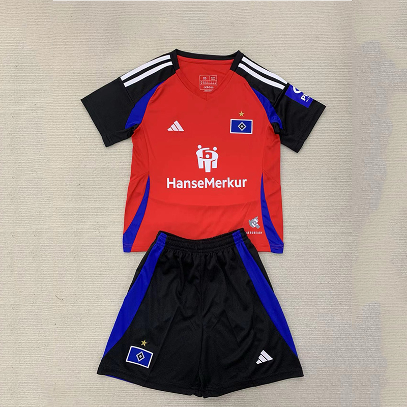 24/25 Hamburger SV Third Away Football Shirt + shorts 1:1 Thai Quality