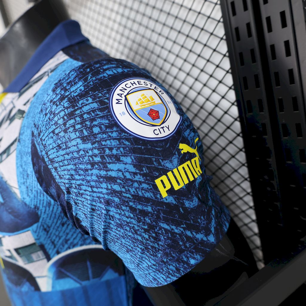 Manchester City 2025/26 Blue Special Edition Jersey Player Version 1:1 Thai Quality
