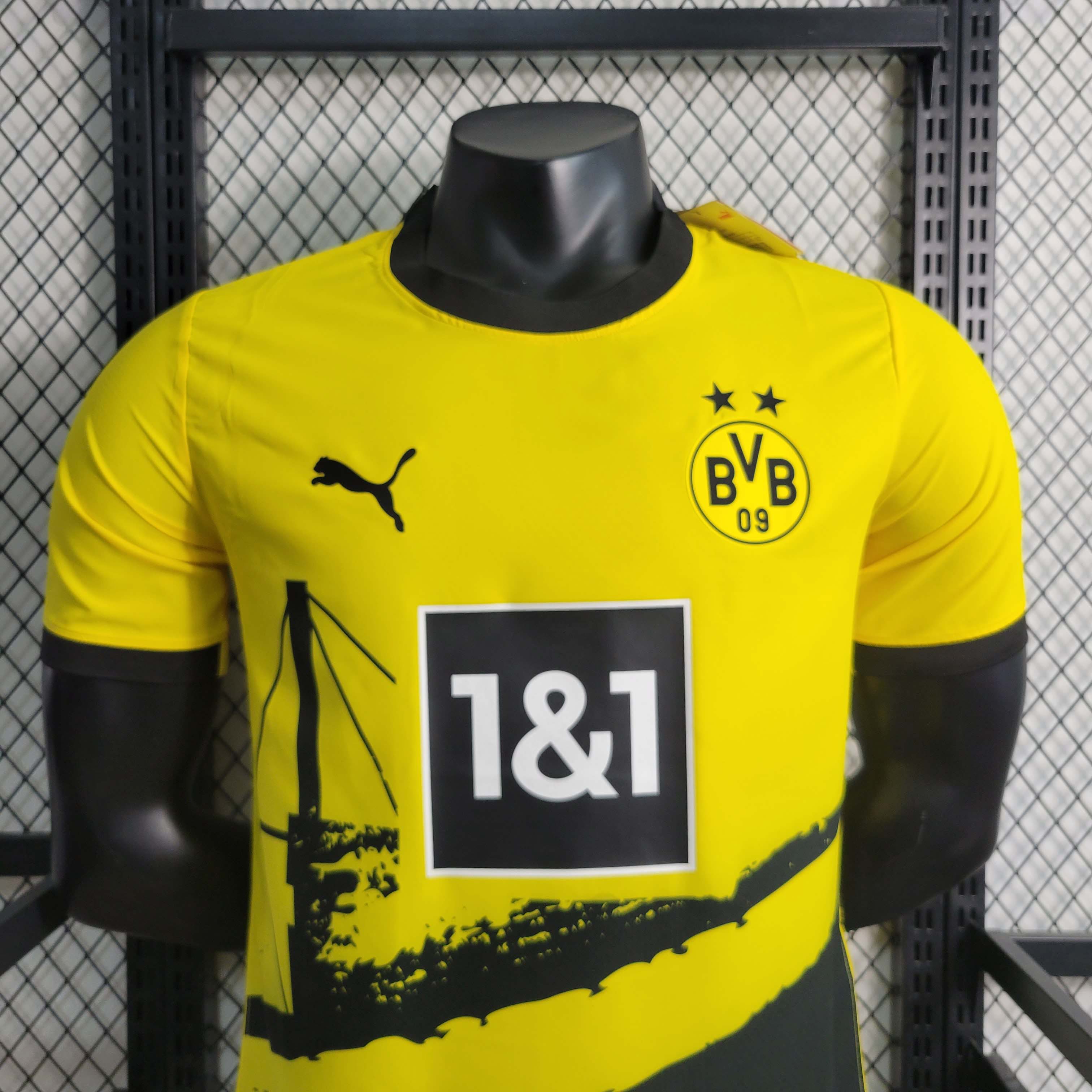 Player Version Dortmund Football Shirt Hone 2023 / 2024 1:1 Thai Quality