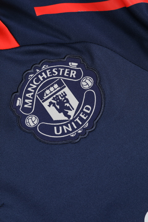 24/25 Manchester United's half-pulled training suit 1:1 Thai quality