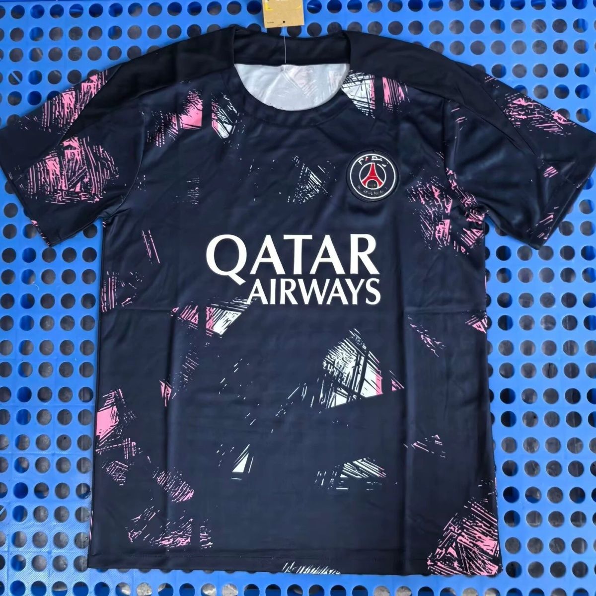 25/26 PSG pre-match football shirt 1:1 Thai quality