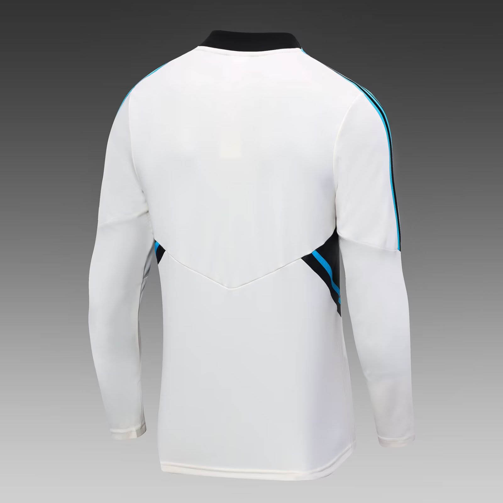 2023/2024 Man Utd Half-Pull Training Suit Off-White Football Shirt 1:1 Thai Quality Set