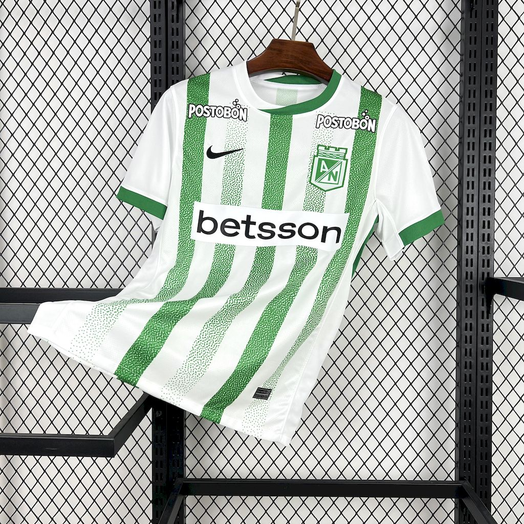 (S-4XL)2025 Atlético Nacional Home Jersey Football Kit 1:1 Thai Quality