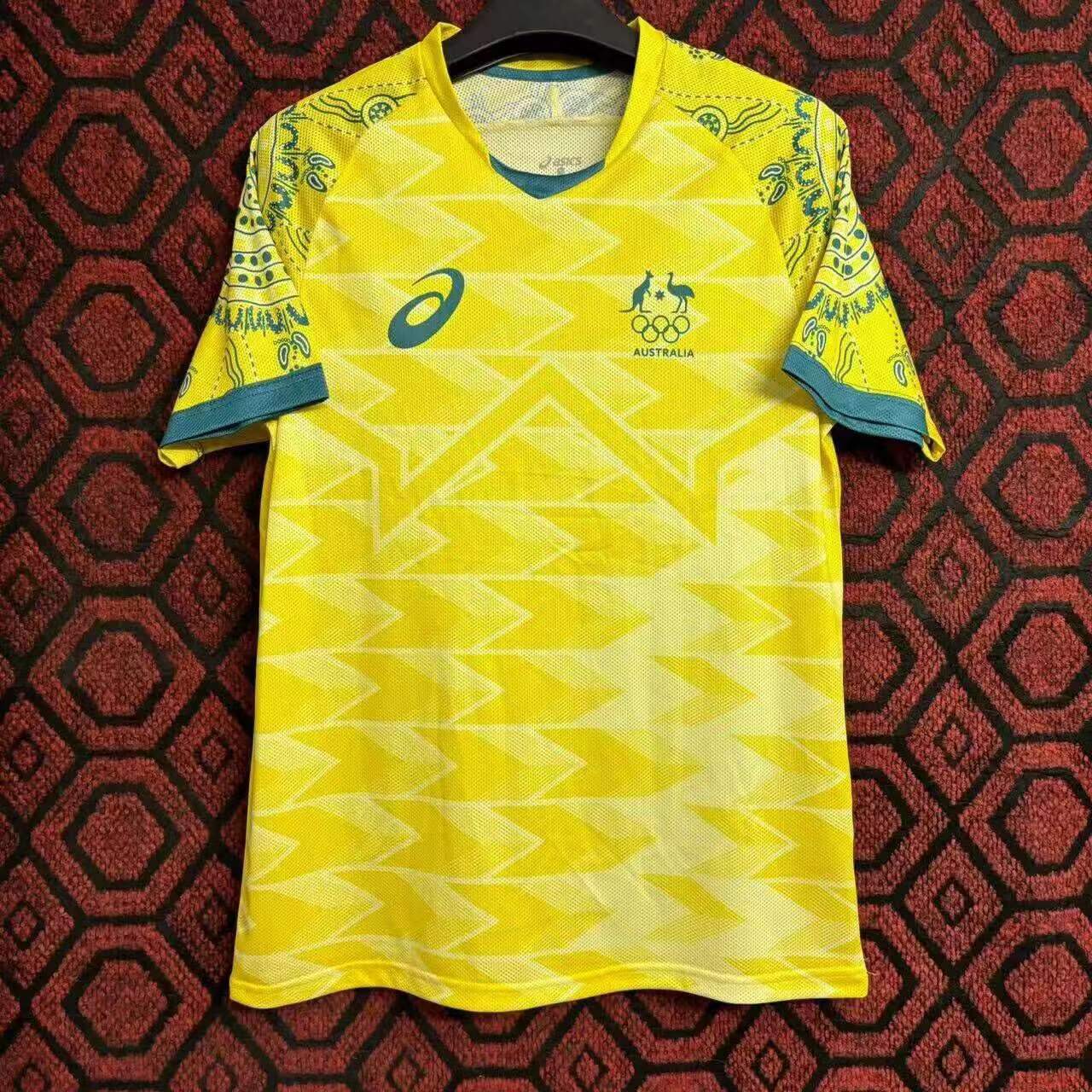 Australia 2024 Olympics Home Football Shirt 1:1 Thai Quality