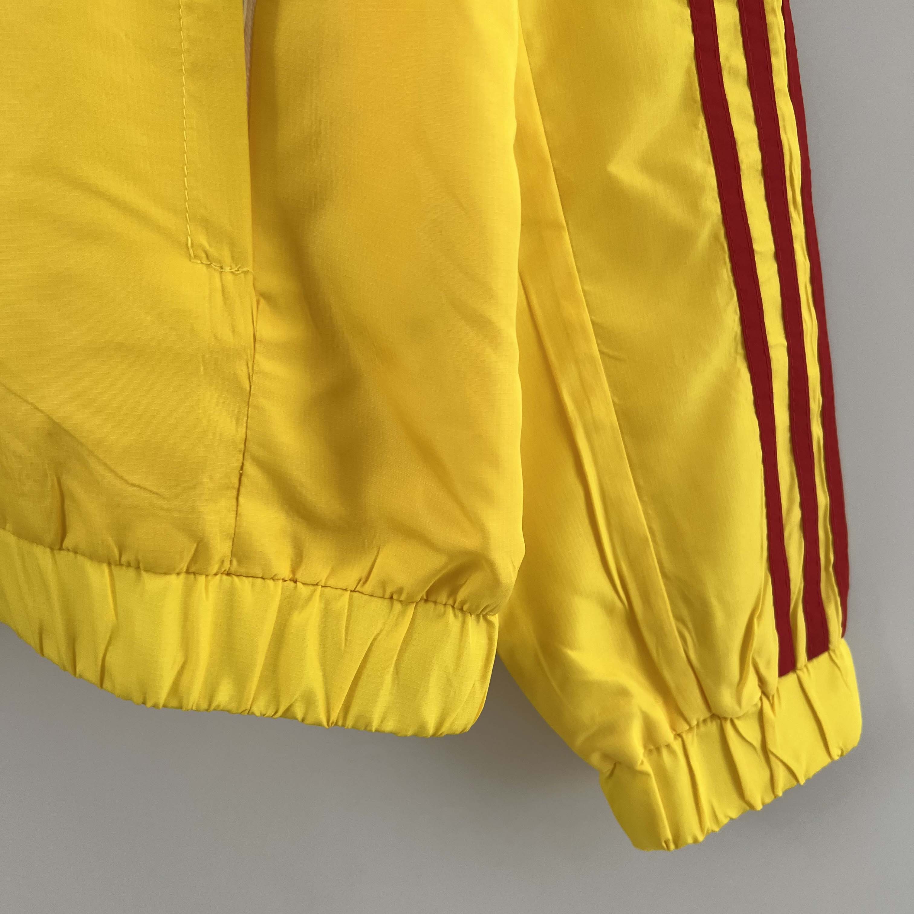 2023 Flamengo Windbreaker yellow Soccer Jersey 1:1 Thai Quality