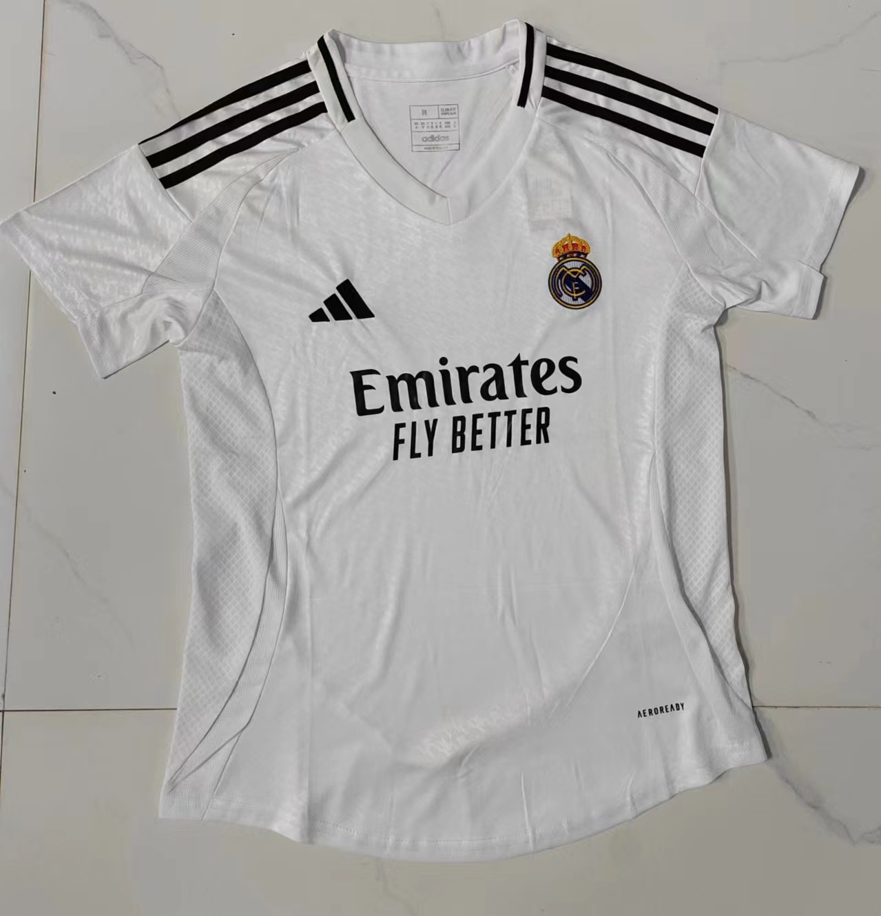 24/25 Women's Real Madrid Home Football Jersey 1:1 Thai Quality