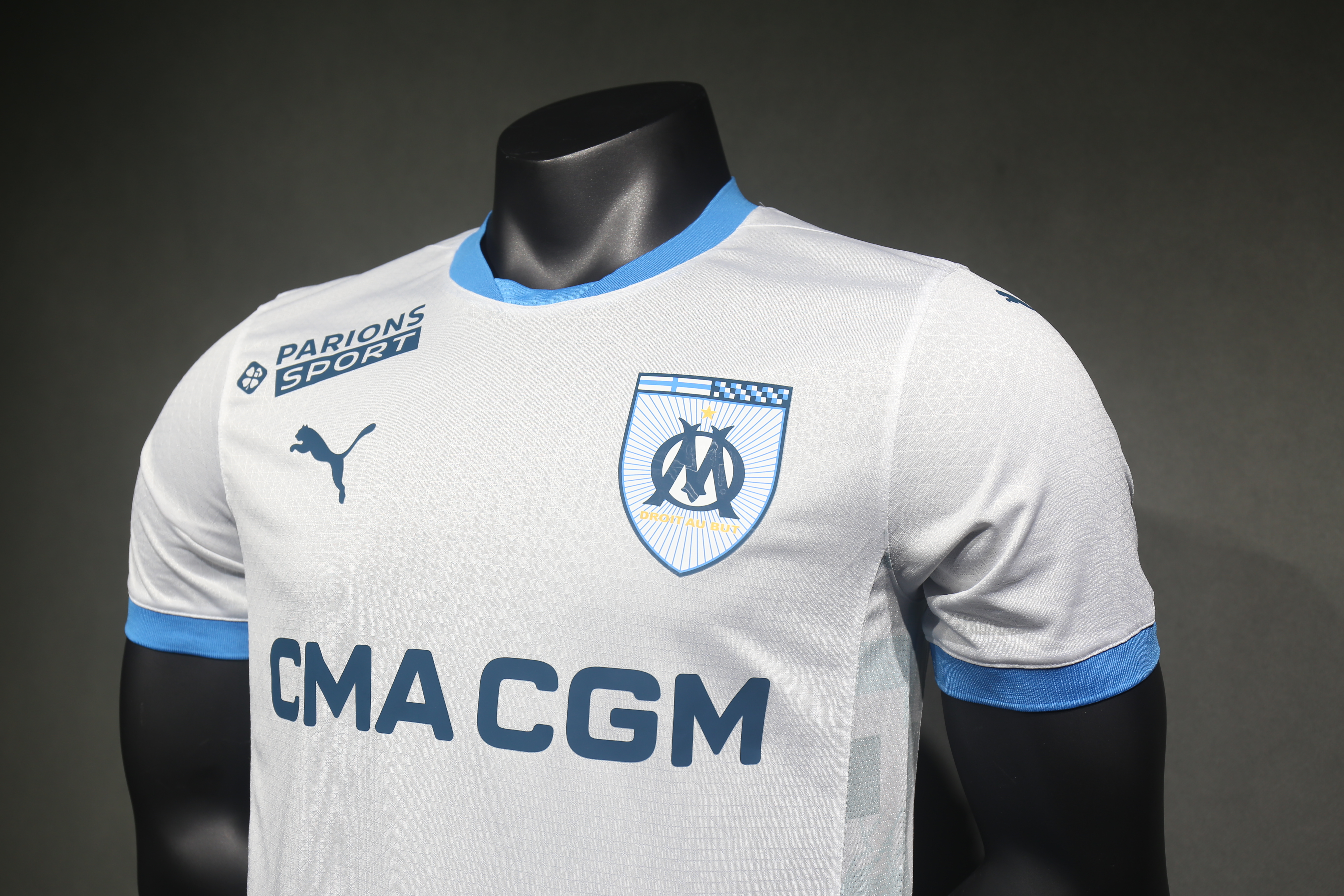 (S-3XL)2024/2025 Player Version Olympique de Marseille Home Football Shirt 1:1 Thai Quality