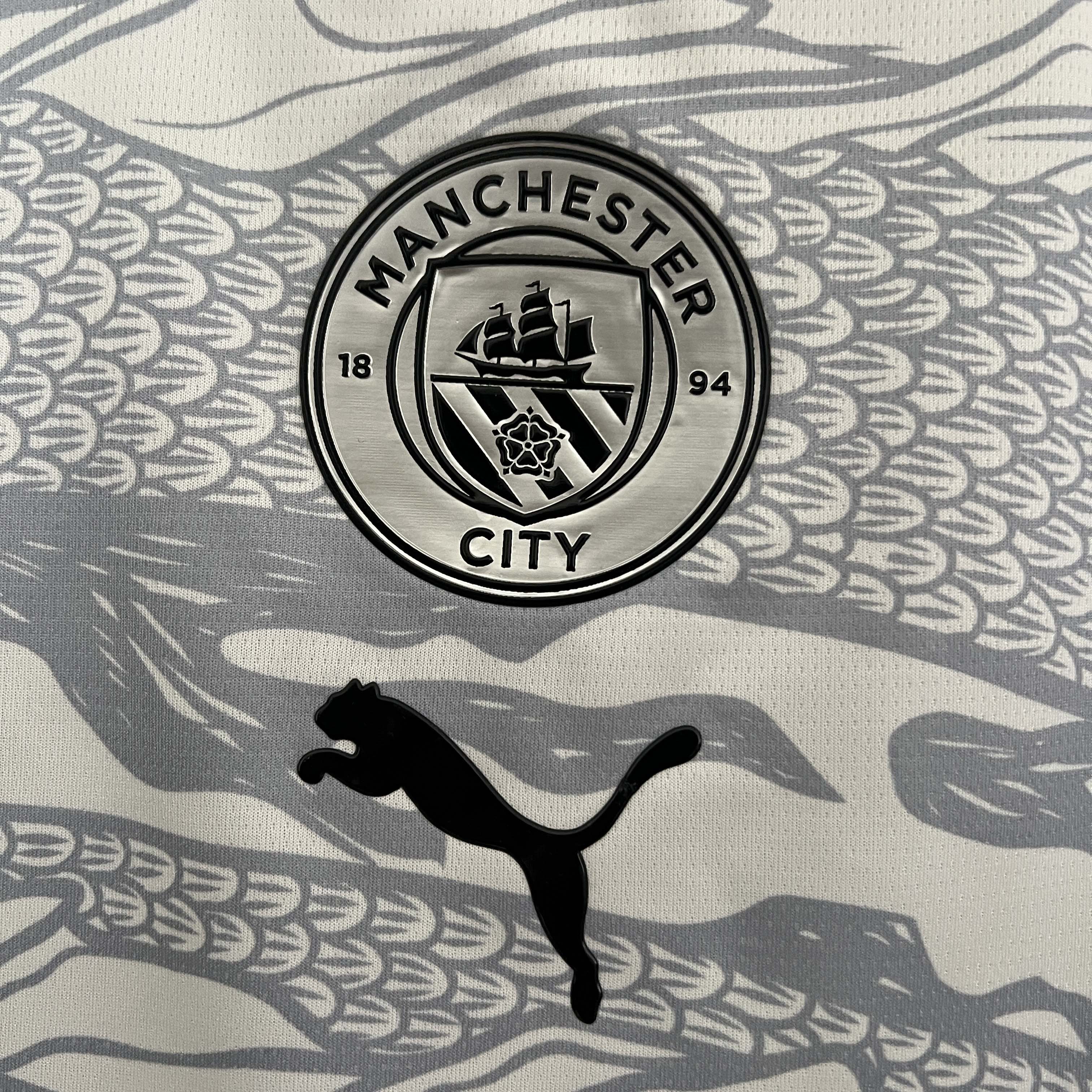 2023/2024 MCFC Special Edition Grey Football Shirt 1:1 Thai Quality
