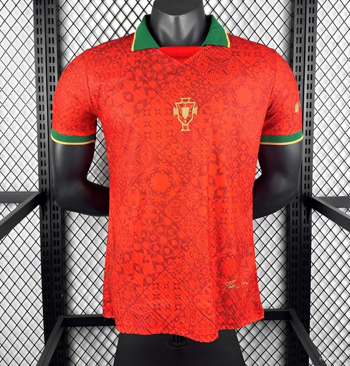 Player Version 2025 Portugal x Comma Home Jersey 1:1 Thai quality