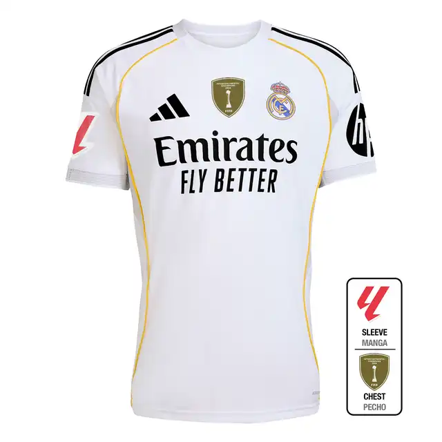(S-4XL)25/26 Real Madrid Home Kit 1:1 Thai Quality