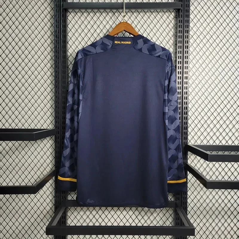 2023/2024 Long Sleeve Real Madrid Away Football Shirt