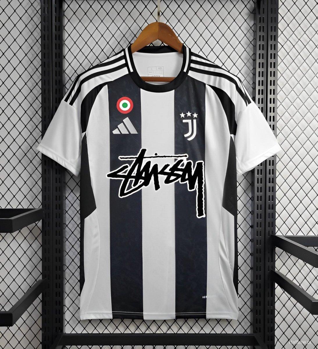 24/25 Juventus x Stussy Home Jersey 1:1 Thai Quality