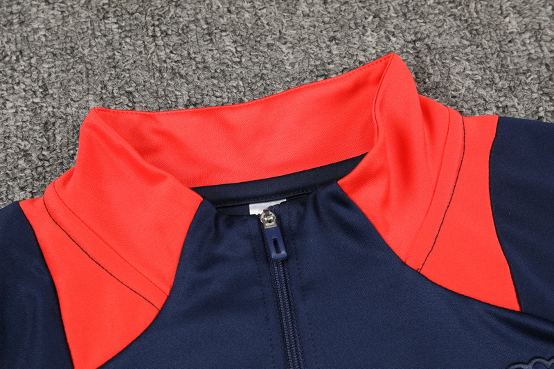 24/25 Manchester United's half-pulled training suit 1:1 Thai quality
