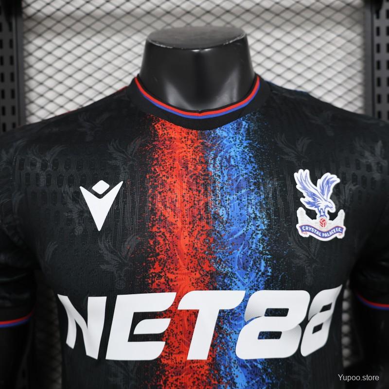 Player Version 24/25 Crystal Palace Third Black Jersey 1:1 Thai Quality