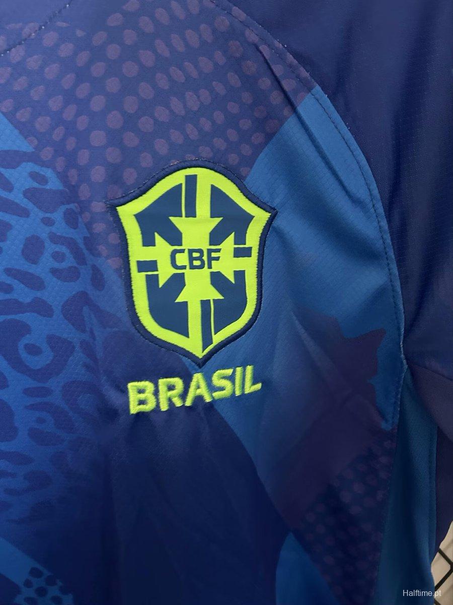 2025 Brazil Away Blue Jersey 1:1 Thai Quality