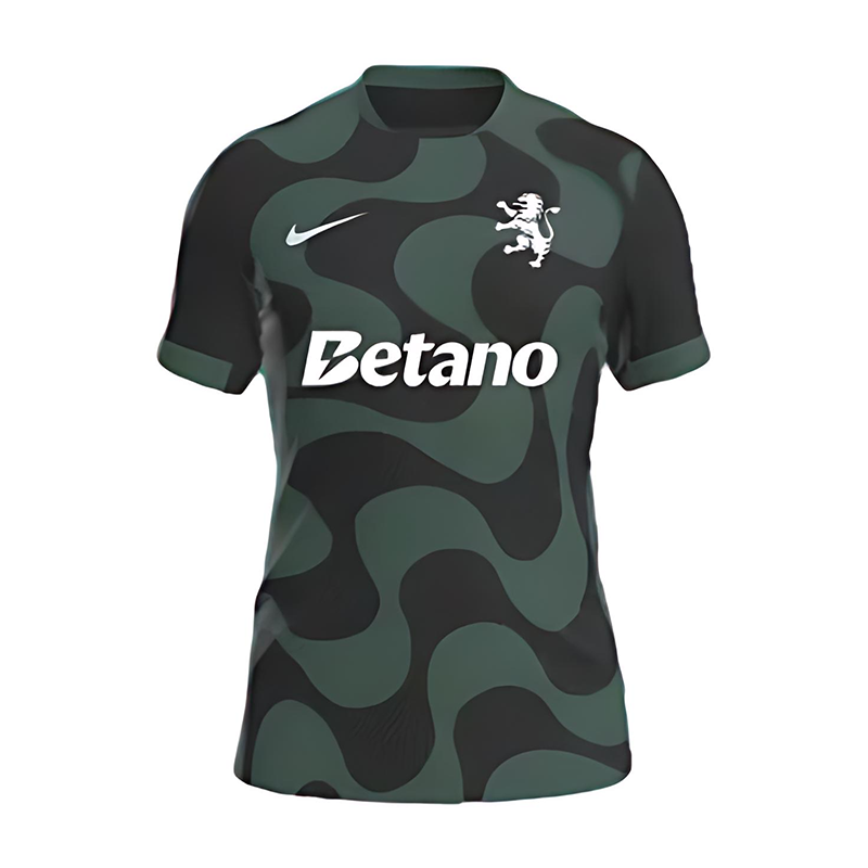 25/26 Sporting Lisbon Black  Away Jersey 1:1 Thai quality