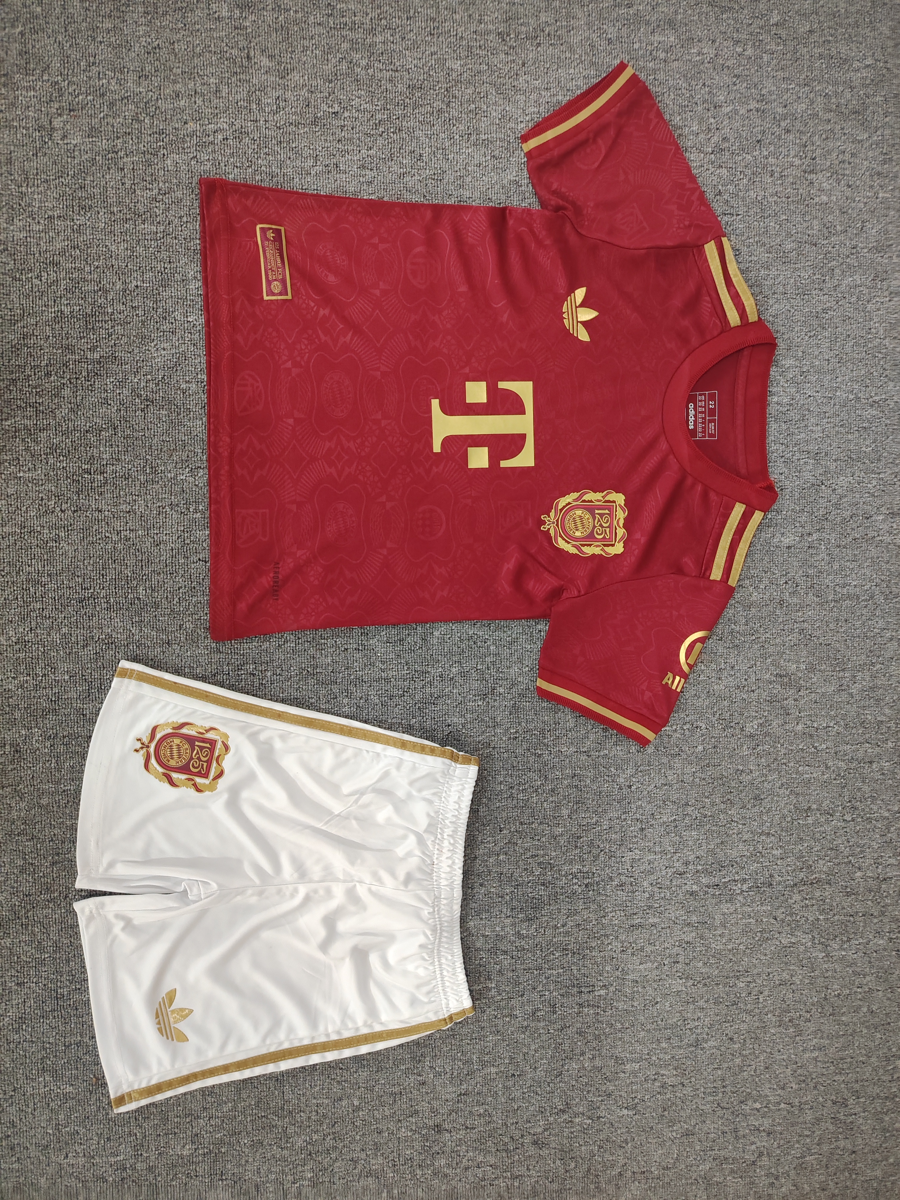 Kids 2025 Bayern Munich 125th Anniversary Shirt 1:1 Thai quality