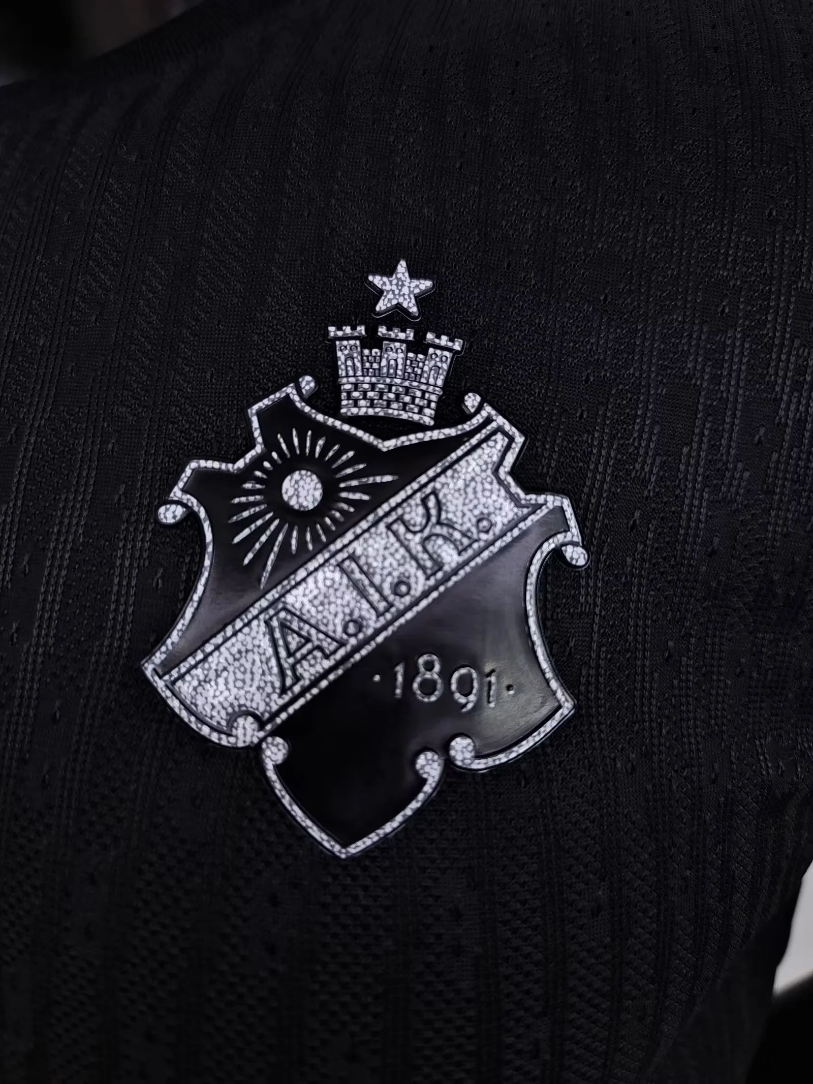 player version 25-26 AIK Stockholm Smokinglirare Anniversary black jersey