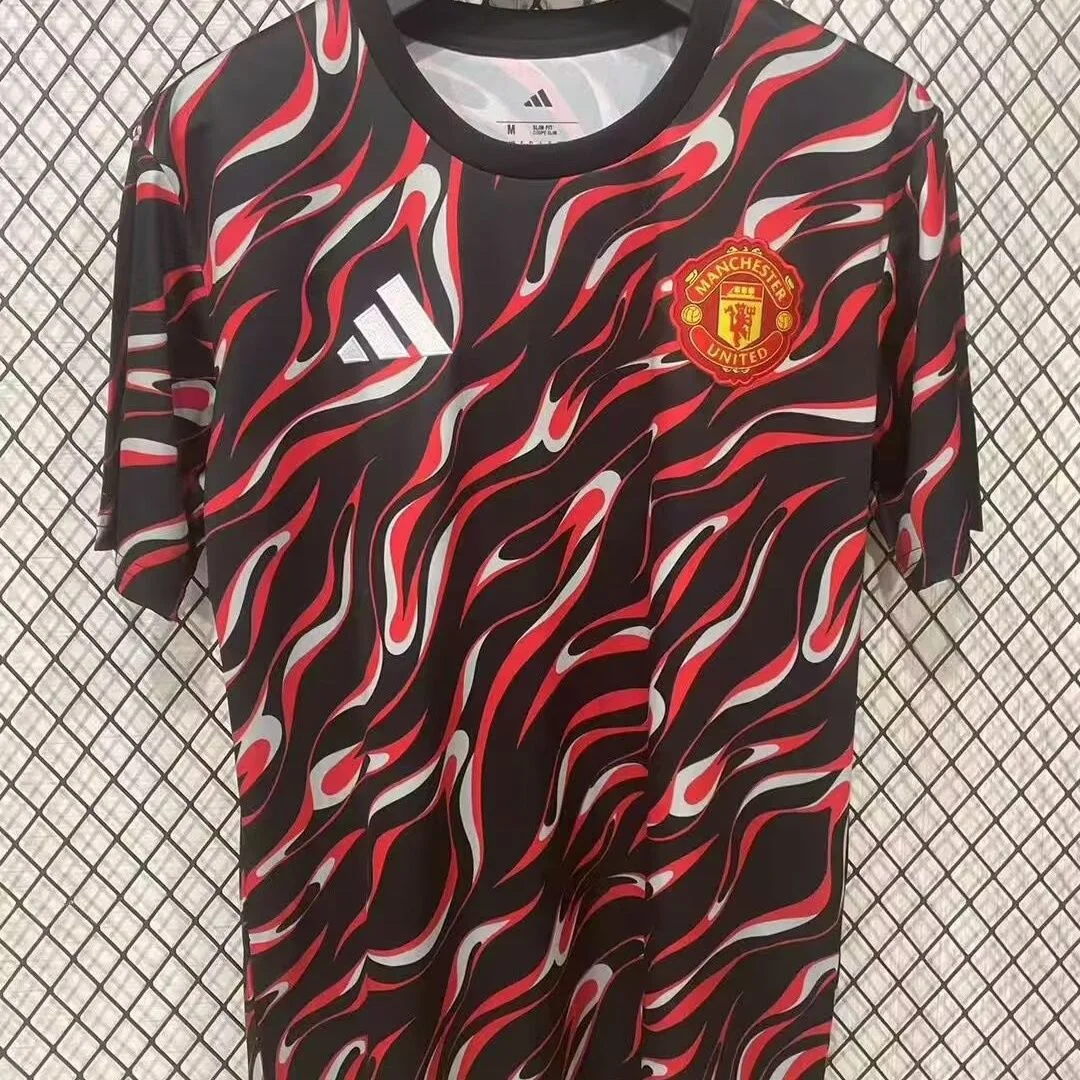 (S-4XL)25/26 Manchester United training football shirt 1:1 Thailand quality