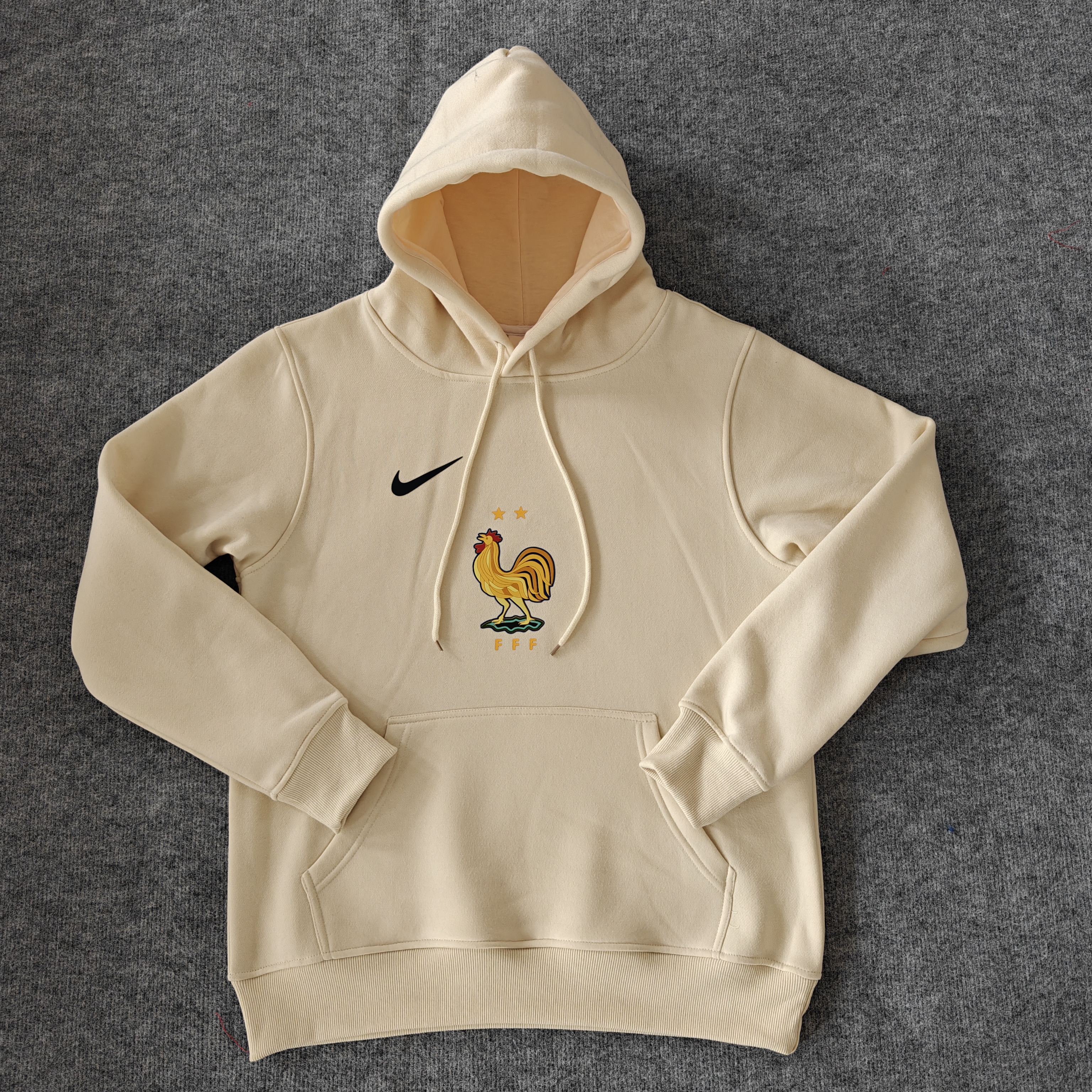 24/25 France Players Apricot Hoodie 1:1 Thai quality