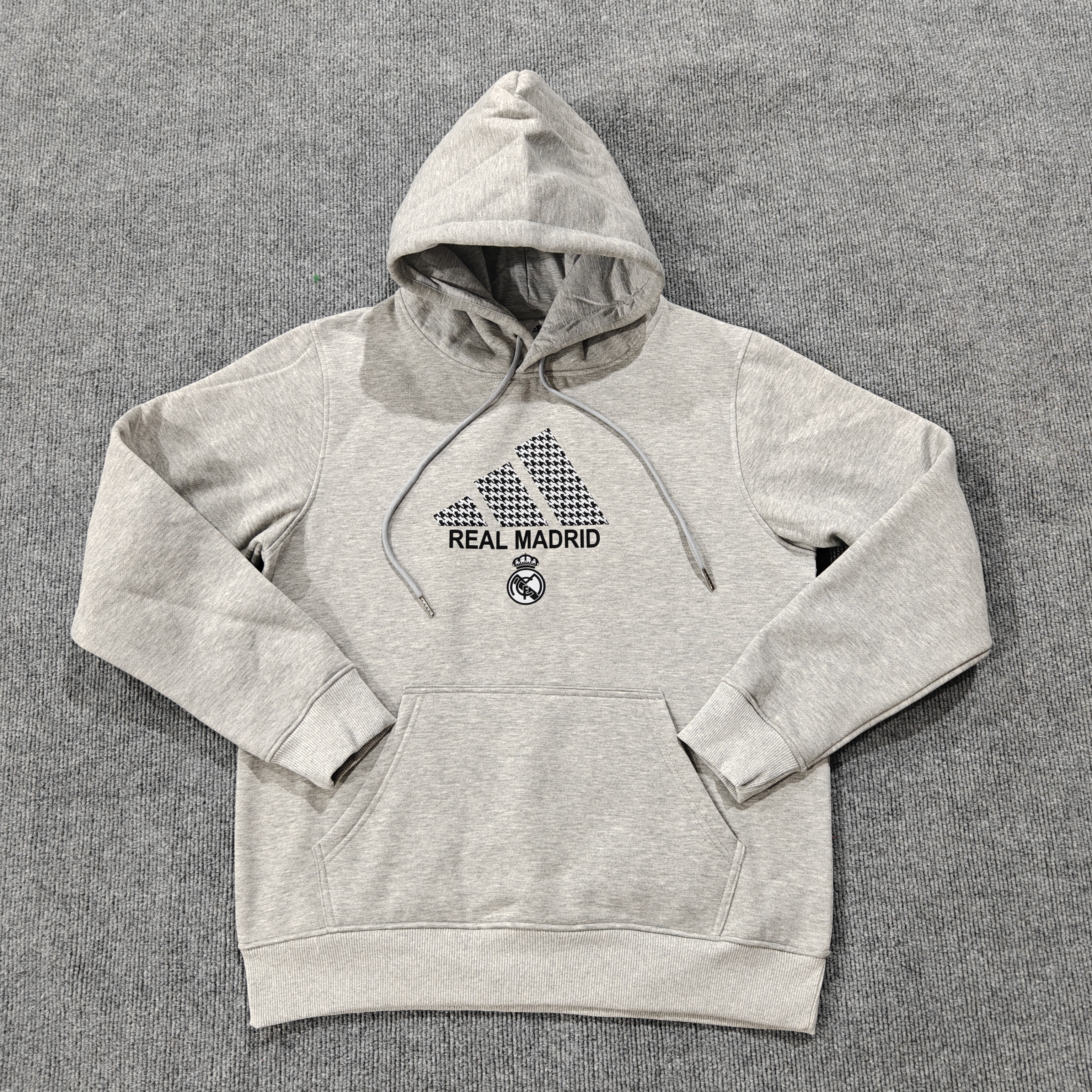 24/25 Real Madrid Home Grey Hoodie 1:1 Thai quality