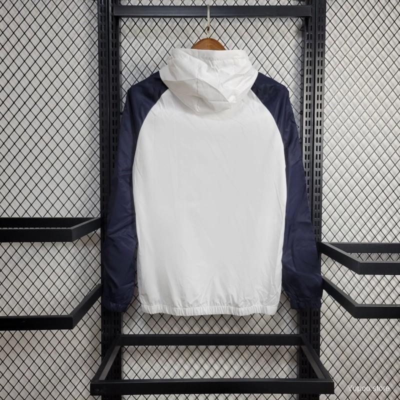 24/25 Man Utd White Windbreaker 1:1 Thai quality