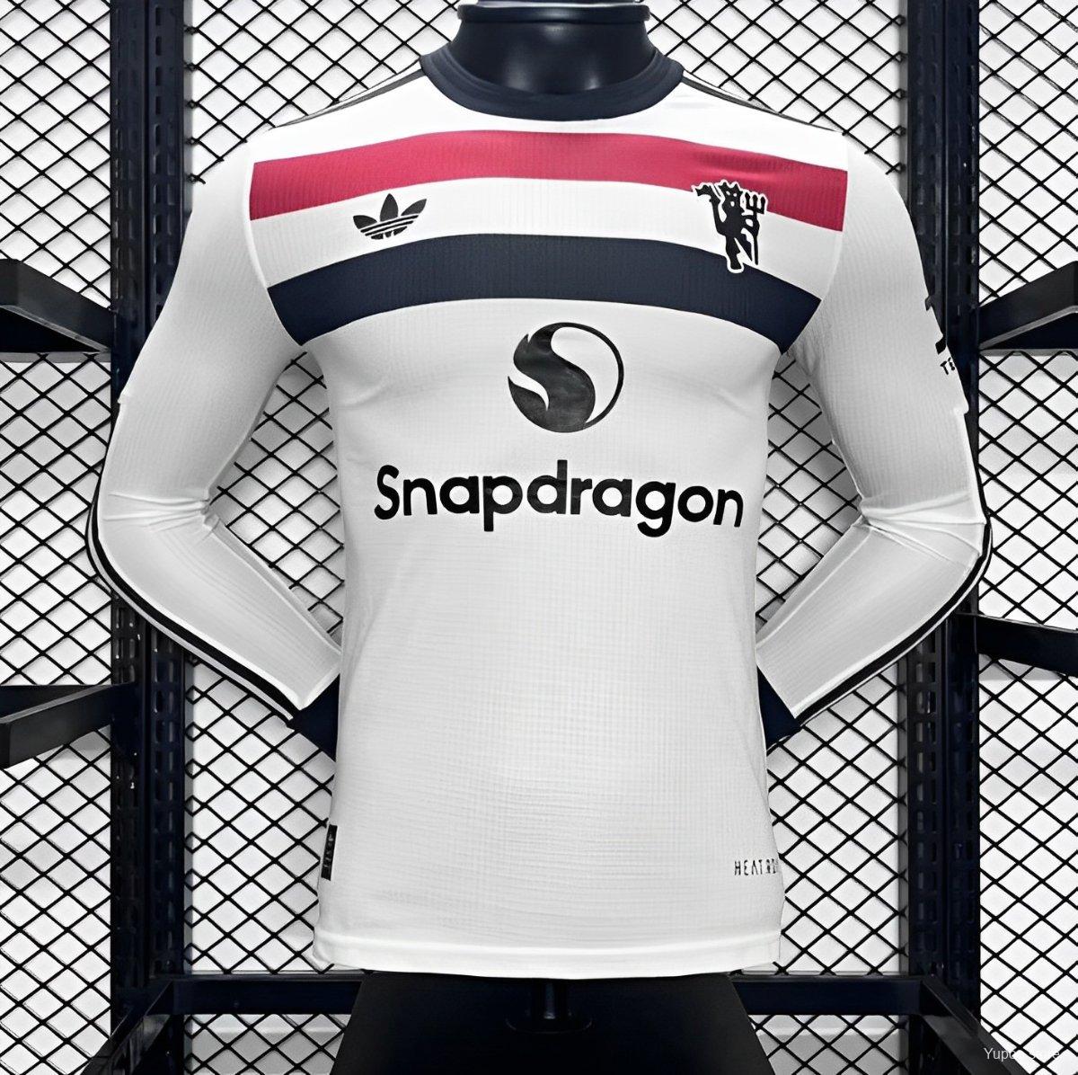 Player Version 24/25 Man Utd Third Long Sleeve Jersey 1:1 Thai quality