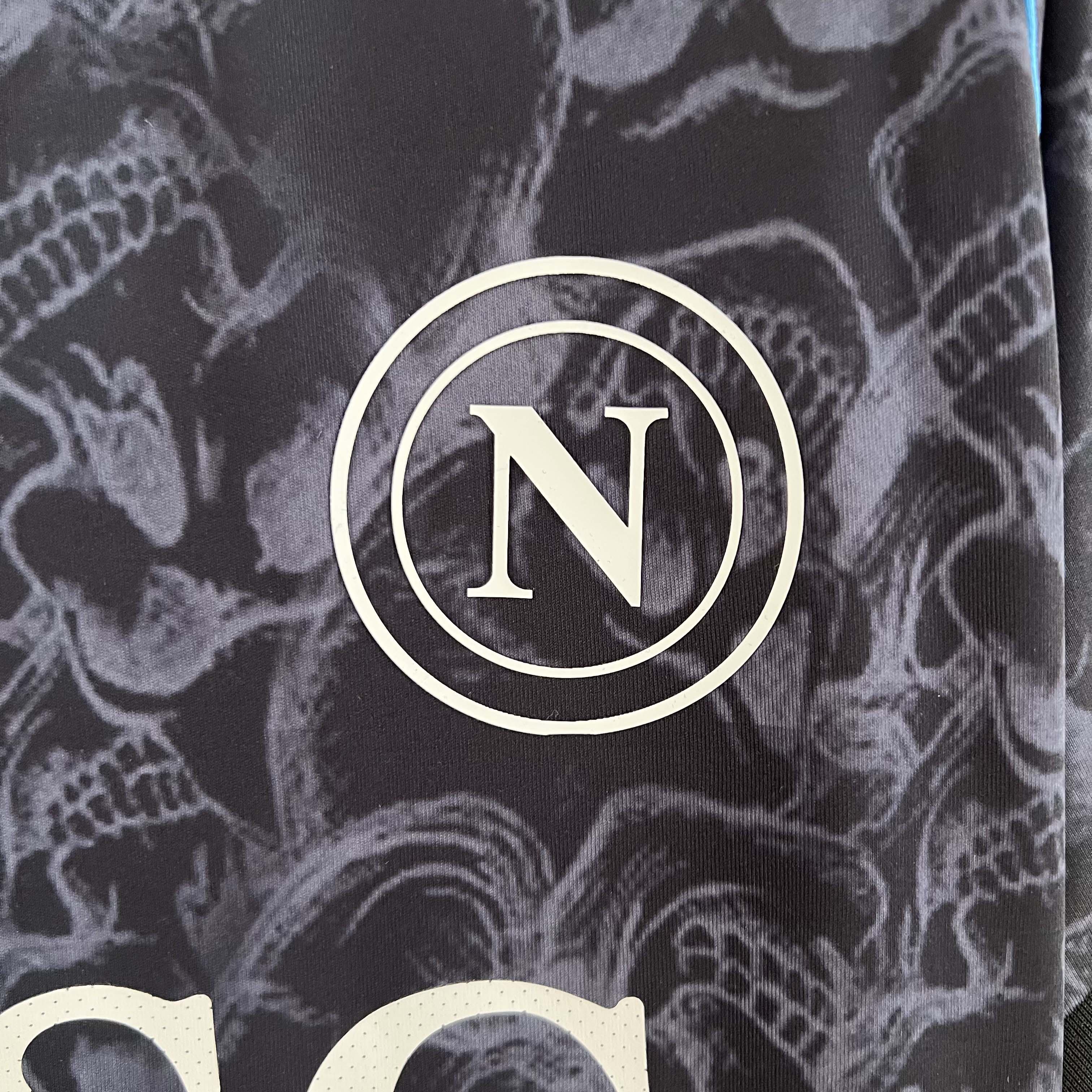 2023/2024 Napoli Halloween Special Edition Black Soccer Jersey 1:1 Thai Quality