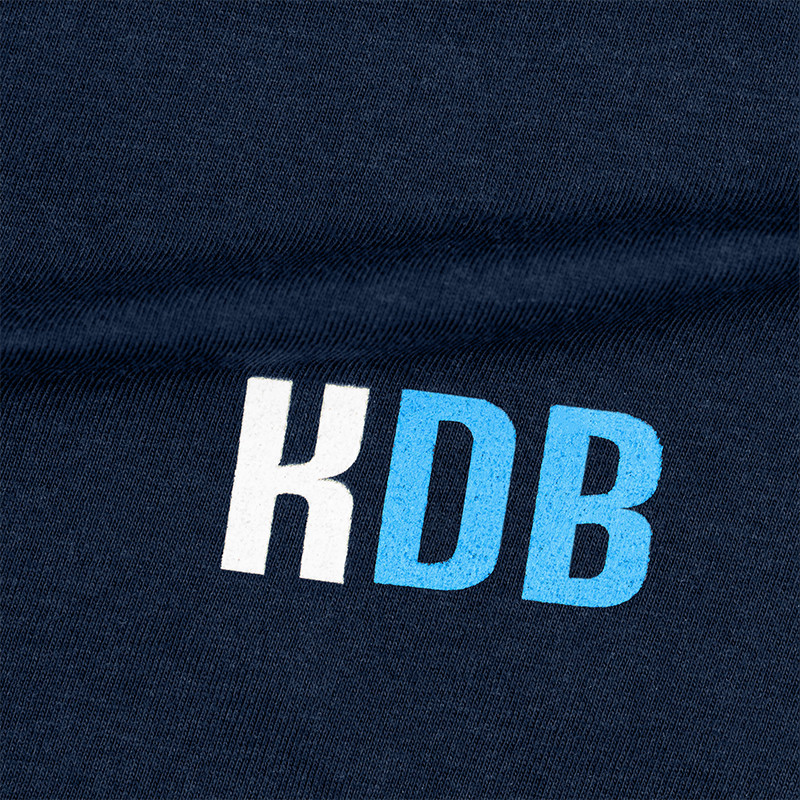 (S-4XL)25/26 SSC Napoli T-Shirt Kevin De Bruyne Blu Navy