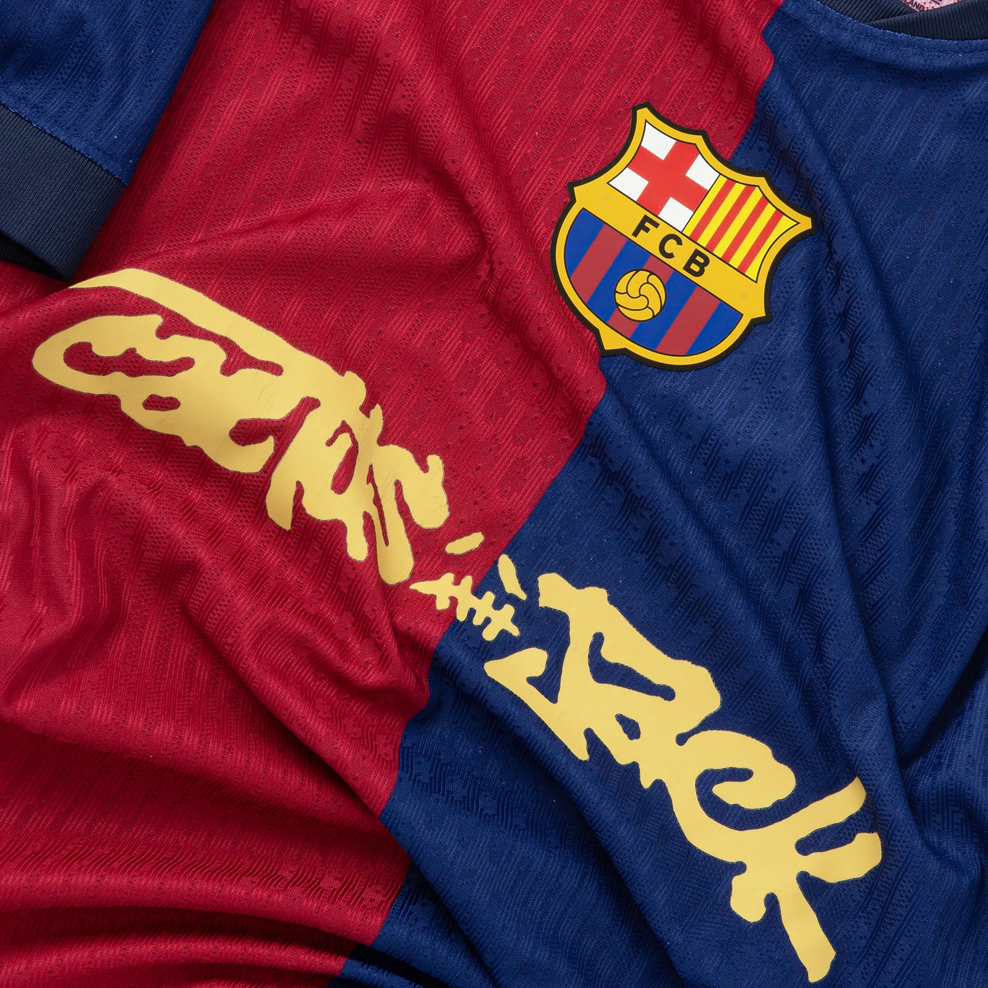 (S-4XL) 2025 Barcelona Travis Scott x El Clásico jersey1:1 Thai Quality