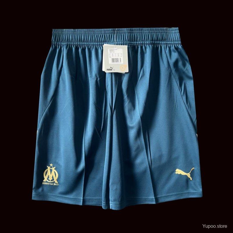 24/25 Olympique Marseille Away Blue Shorts 1:1 Thai quality