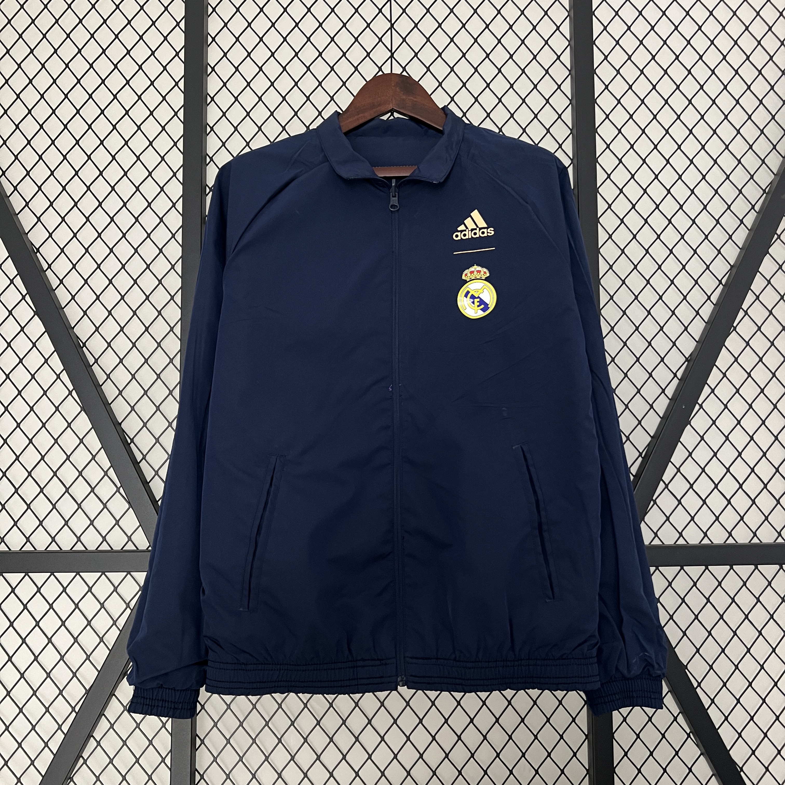 2024 Real Madrid Windbreaker Double-sided reversible Soccer Jersey