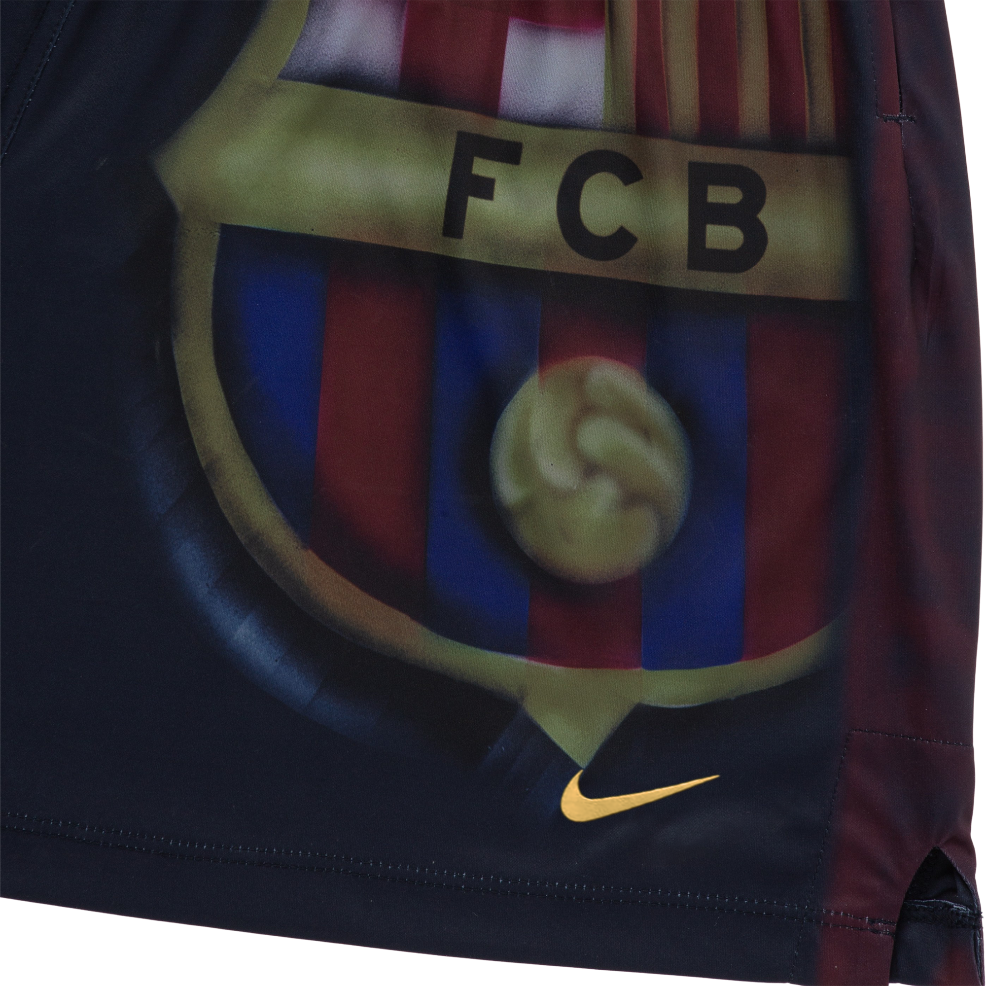 24/25 FC Barcelona x Travis Scott Washed Spray Logo Tee 1:1 Thai Quality