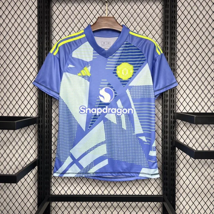 24/25 Manchester United Blue Goalkeeper Jersey 1:1 Thai Quality